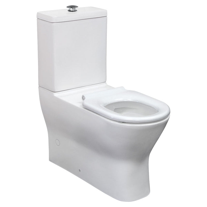 Fienza Delta Care Back-to-Wall Toilet Suite - Raised Buttons