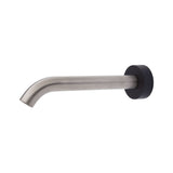 Fienza Kaya Bath / Basin Outlet 180mm - Brushed Nickel / Matte Black