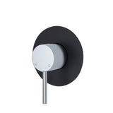 Fienza Kaya Large Round Plate Wall Mixer - Chrome