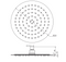 Fienza Kaya Round Shower Head 250mm 411125B - Matte Black