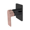 The GABE LEVA Wall Mixer Matte Black / Rose Gold LT708BK-RG (Special Order)