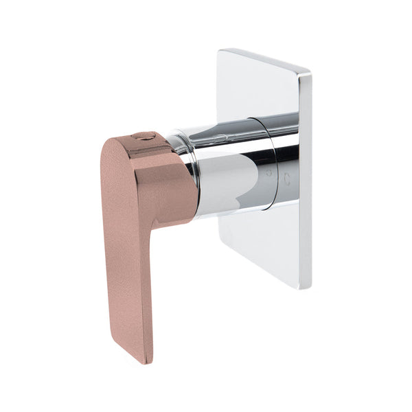 The GABE LEVA Wall Mixer Chrome / Rose Gold LT708CP-RG (Special Order)