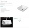 Fienza Jenna RB09 Above Counter Basin, White - Special Order
