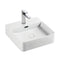 Fienza RB2177 Petra Mini Above Counter 1 Tap Hole Basin, White - Special Order