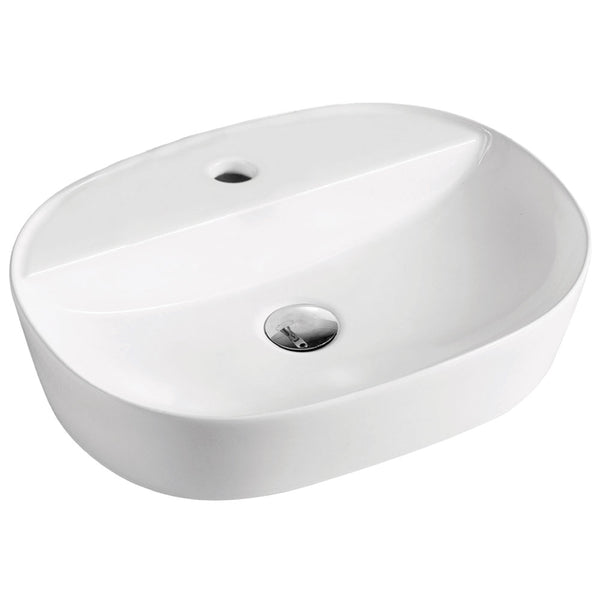 Fienza RB2202 Chica 500mm Above Counter Ceramic Basin, White - Special Order