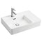 Fienza RB2223L Petra Wall Hung 1 Tap Hole Basin Left Hand, White - Special Order