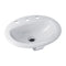 Fienza RB405-3 Stella Inset Basin 3 Tap Holes, White - Special Order