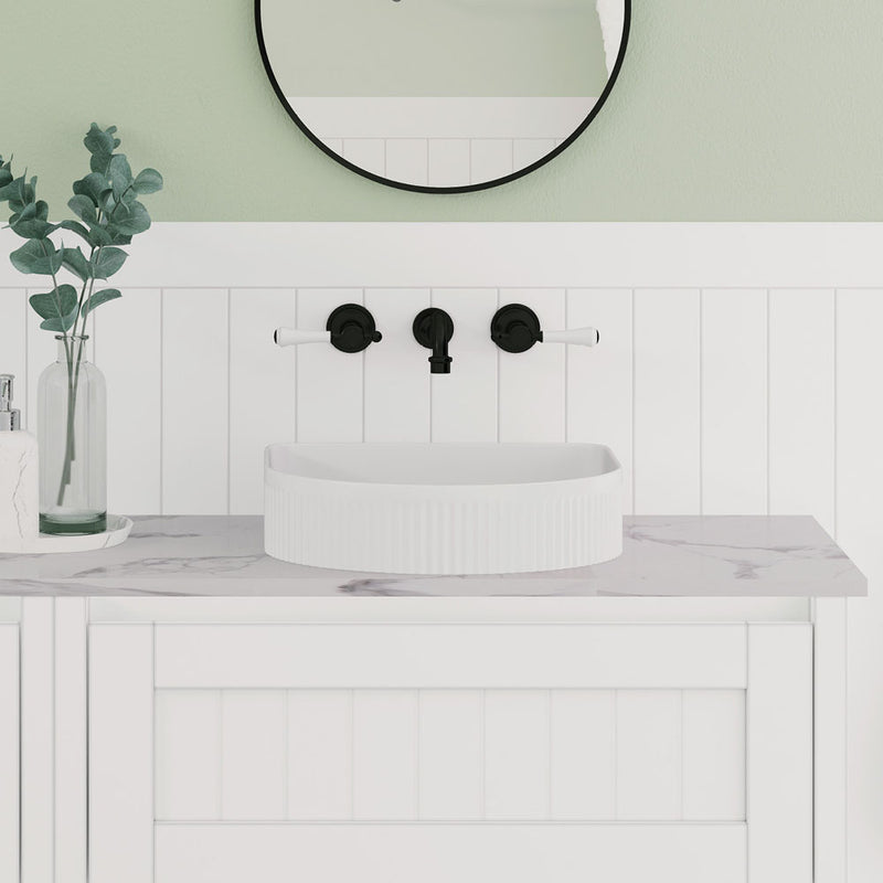 Fienza Eleanor RB463 Arch Above Counter Basin, White - Special Order