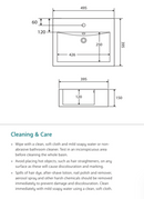 Fienza RB7033 Willow 1 Tap Hole Above Counter Basin, Gloss White