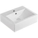 Fienza RB7033 Willow 1 Tap Hole Above Counter Basin, Gloss White