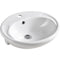 Fienza RB760 Micki 1 Tap Hole Semi Recessed Basin, White - Special Order