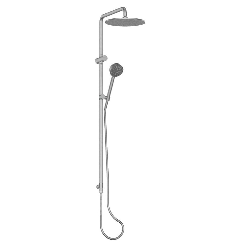 Greens Gisele Twin Rail 760mm Shower Brushed Stainless 184903 - Special Order