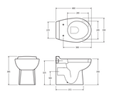 Fienza Rak Junior Wall-Faced Suite