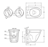 Fienza Rak Sensation Wall-Faced Suite