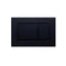 Fienza SIG30-BL Rectangular Flush Buttons for Geberit Sigma 30, Matte Black with Black Trim - Special Order