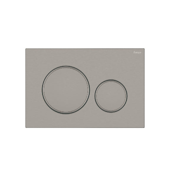 Fienza SIG40-GM Round Flush Buttons for Geberit Sigma 40, Gun Metal