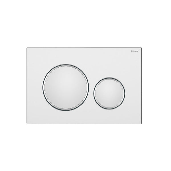 Fienza SIG40-MC Round Flush Buttons for Geberit Sigma 40, Matte Chrome