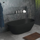 Fienza ST11-B Luciana Freestanding Stone Bath 1500mm, Matte Black - Special Order