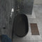 Fienza ST11-1700B Luciana Freestanding Stone Bath 1690mm, Matte Black - Special Order
