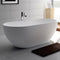 Fienza ST12-1550 Nero Freestanding Stone Bath 1550mm, Matte White - Special Order