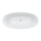 Fienza ST28-1550 Sasso Freestanding Stone Bath 1500mm, Matte White - Special Order