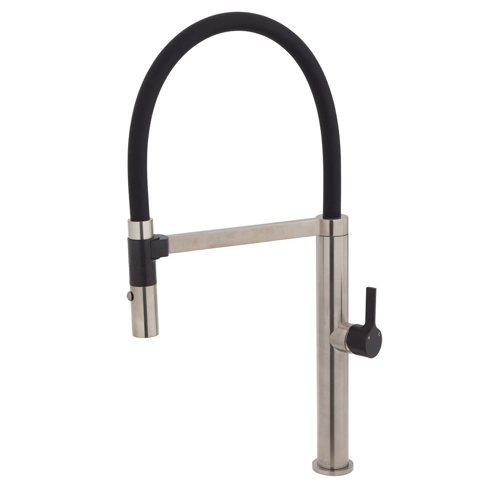 Fienza Sansa Pull Down Sink Mixer - Brushed Nickel