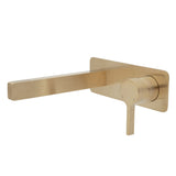 Fienza Sansa Wall Basin Mixer Set - Urban Brass