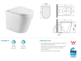 Fienza Isabella Wall-Faced Suite - Gloss White