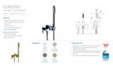 Fienza Isabella Hand Shower - Urban Brass