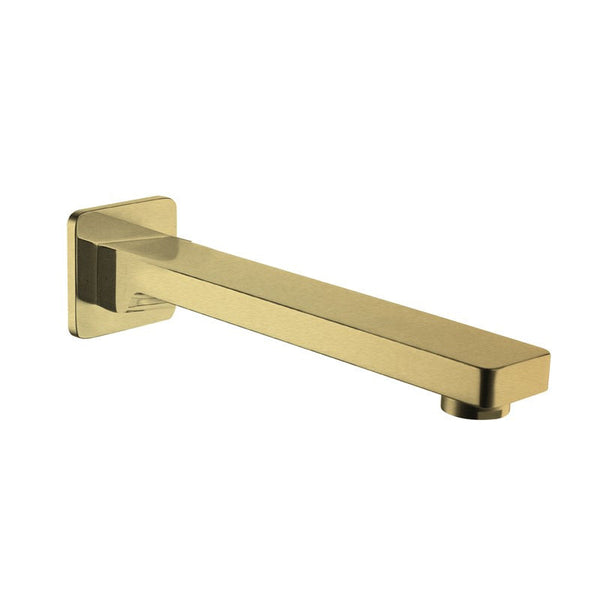 The GABE 200mm Bath Spout Brushed Gold T708-1BG (Special Order)