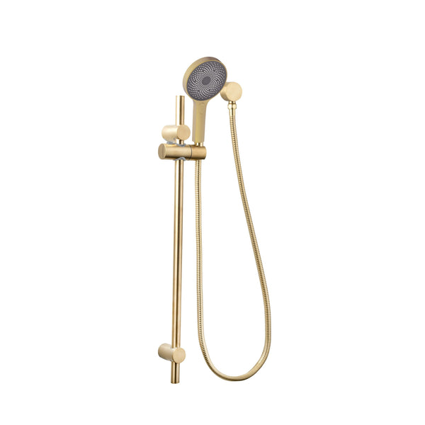 The Gabe Hand Shower On Rail Brushed Gold T7802BG (Special Order)