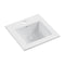 Fienza TR4583 Allison Inset 1 Tap Hole Ceramic Basin, White - Special Order