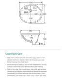 Fienza TR908 Undermount Ceramic Basin Karmen, White - Special Order