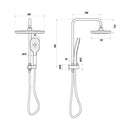 Huntingwood Twin Shower Chrome T9781CP (Special Order)