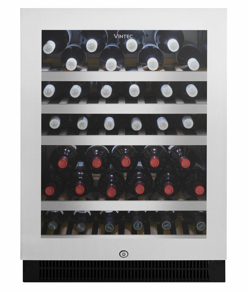 Vintec VWS050SSB 50 Bottle Stainless Steel Wine Storage Cabinet - Vintec Clearance and Seconds Stock