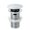 Fienza Metal Cap Pop-Up Waste with Overflow 32mm - Chrome