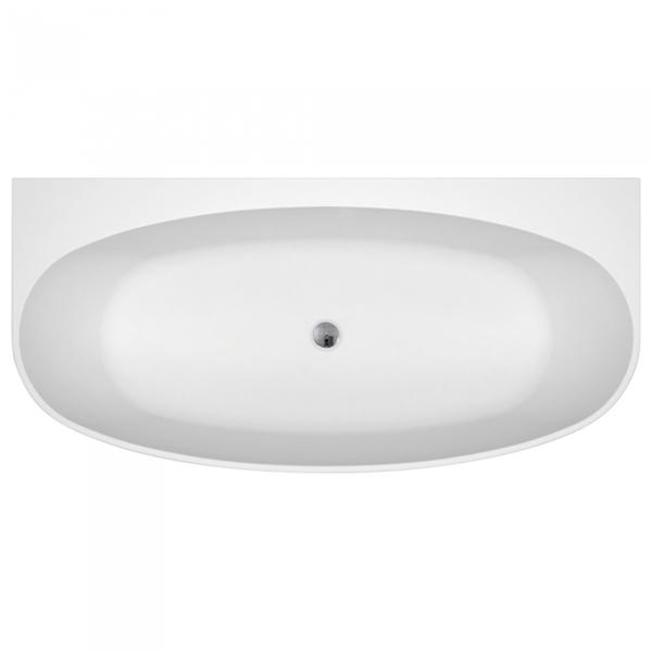 Fienza Keeto Back-to-wall Acrylic Bath 1700mm - Gloss White