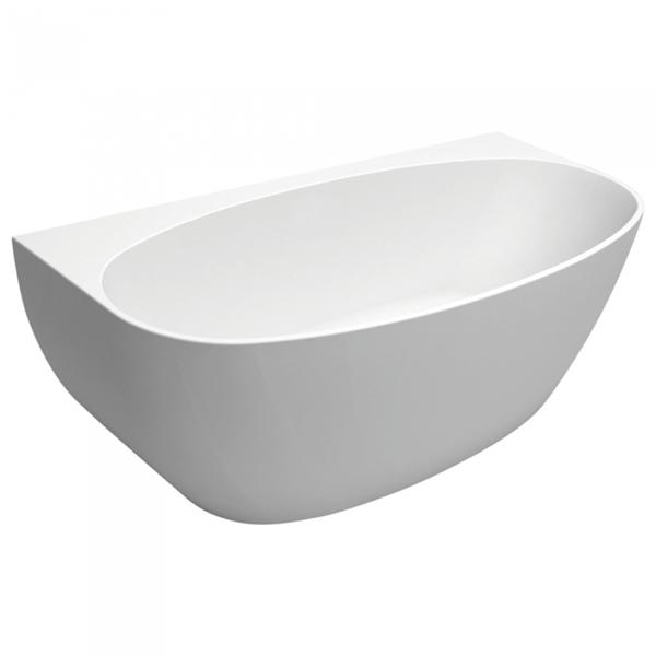 Fienza Keeto Back-to-wall Acrylic Bath 1700mm - Gloss White