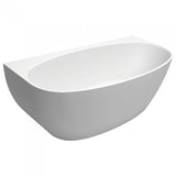 Fienza Keeto Back-to-wall Acrylic Bath 1700mm - Gloss White