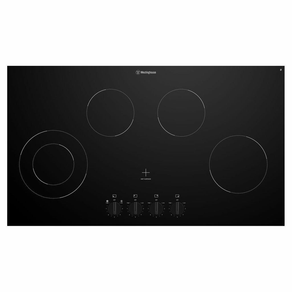 Westinghouse WHC942BC 90cm Black Ceramic Cooktop - Westinhouse Seconds Discount