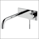 Abey Gareth Ashton 6B-Ws220-K Poco Knurled Wall Basin/Bath Set 220Mm - Chrome Bathroom Mixers