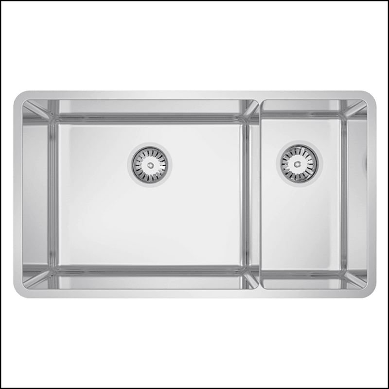 Abey Lua221 Lucia 1 And 3/4 Topmount Or Undermount Bowl Sink Top Mounted Kitchen Sinks