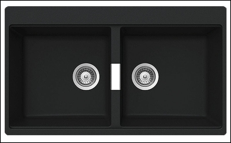 Abey N200B Schock Horizont Double Bowl Sink - Special Order Granite Kitchen Sinks