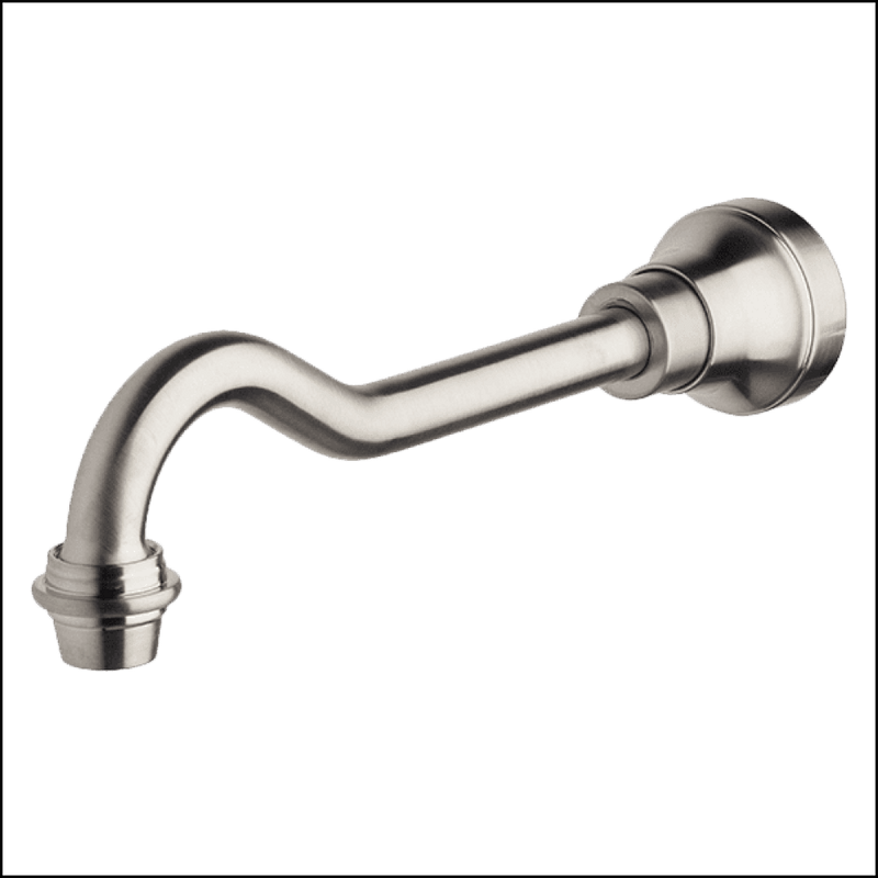 Armando Vicario 2075Bn Provincial Wall Mounted Basin Spout - Brushed Nickel Spouts