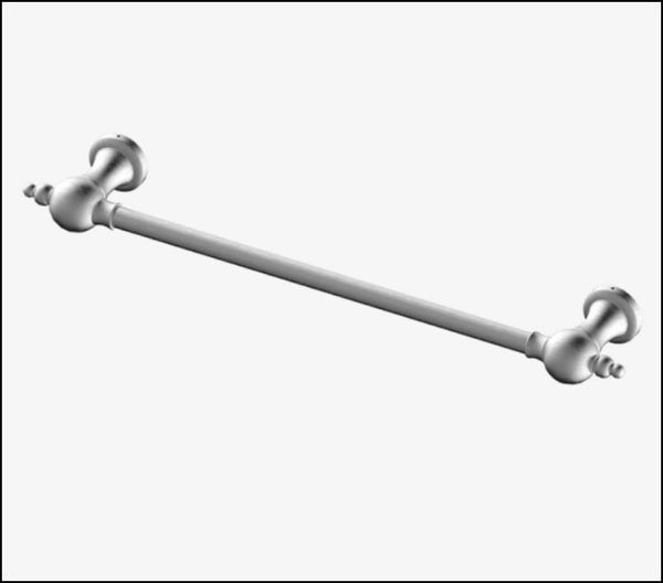 Armando Vicario 900051Bn Provincial 600Mm Brushed Nickel Towel Rail Bathroom Accessories