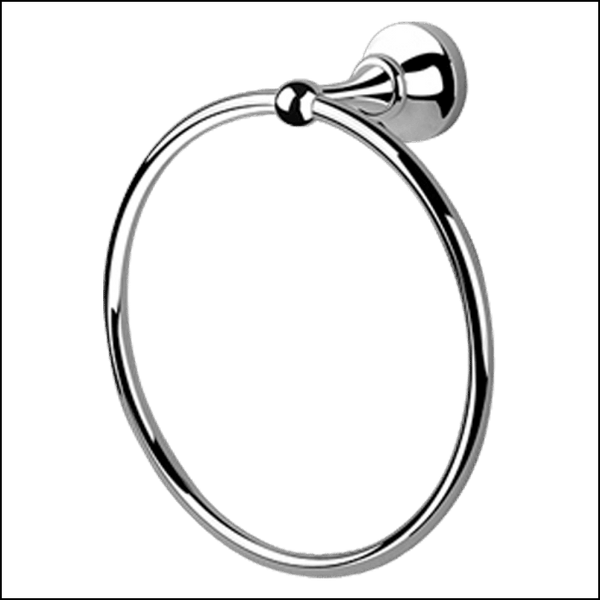 Armando Vicario 900052 Provincial Chrome Towel Ring Bathroom Accessories