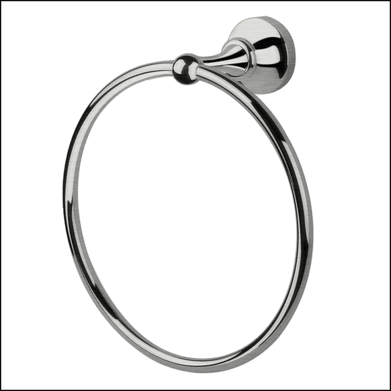 Armando Vicario 900052Bn Provincial Brushed Nickel Towel Ring Bathroom Accessories