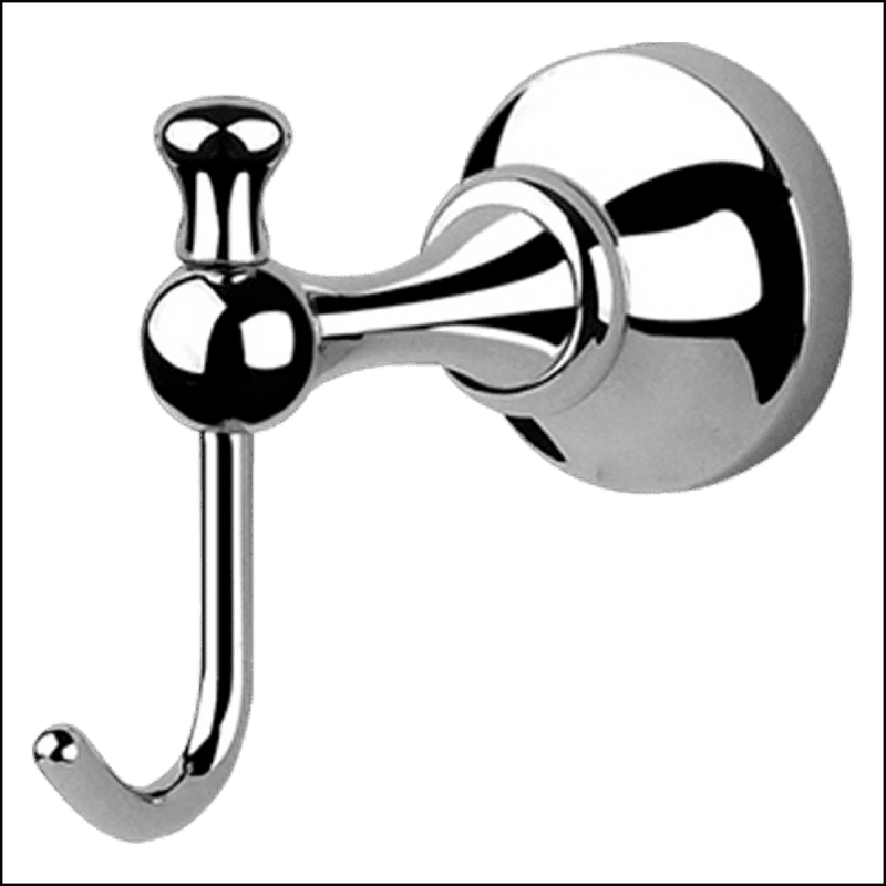 Armando Vicario 900055 Provincial Chrome Robe Hook Bathroom Accessories