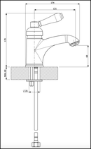 Armando Vicario 9010Bn Provincial Brushed Nickel Basin Mixer Mixers