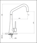 Armando Vicario Tink-Bn Tink Kitchen Mixer Tap Taps